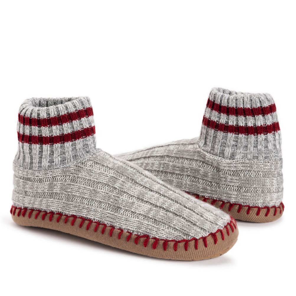 Muk Luks Men s Cuff Slipper Boots Lands End