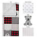 Sammy and Lou Up North 4 Piece Crib Bedding Set, Front