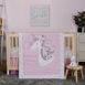 Sammy and Lou Unicorn Floral 4 Piece Crib Bedding Set, alternative image