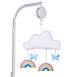 Sammy and Lou Pastel Rainbow Musical Crib Baby Mobile, Front
