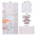 Sammy and Lou Dancing Mouse 4 Piece Crib Bedding Set, Front