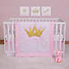 Sammy and Lou Tiara Princess 4 Piece Crib Bedding Set, alternative image