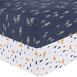 Sammy and Lou Pine Fox 2 Pack Microfiber Fitted Crib Sheet Set, Front