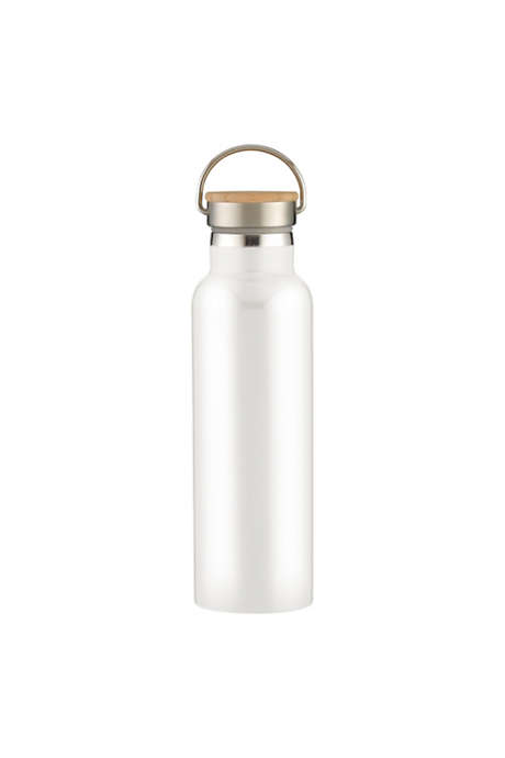 Custom Logo 21oz Stainless Steel Water Bottle With Bamboo Lid