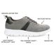 Thomas and Vine Men's Adler Mixed Media Sneakers, alternative image
