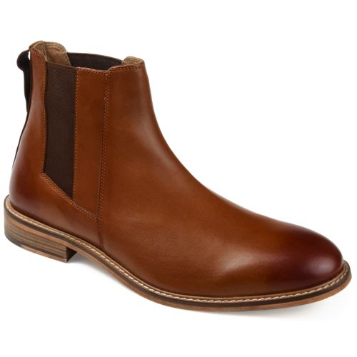 Thomas and Vine Men's Corbin Plain Toe Leather Chelsea Lands' End