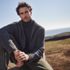 Men's Waffle Stitch Sweater Blazer, alternative image