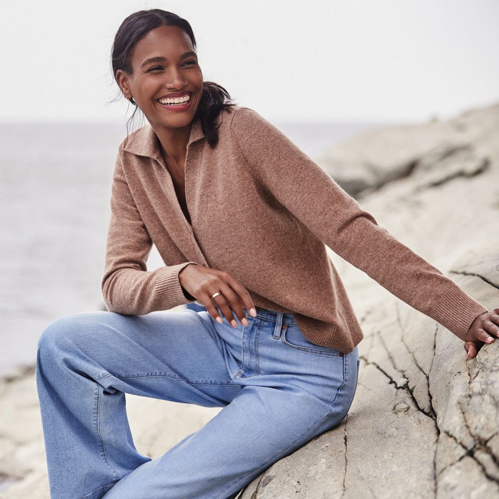 Cashmere Boyfriend Sweater - Sustainable Sweaters