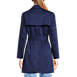 Women's Double Breasted Trench Coat with Tie Waist, Back