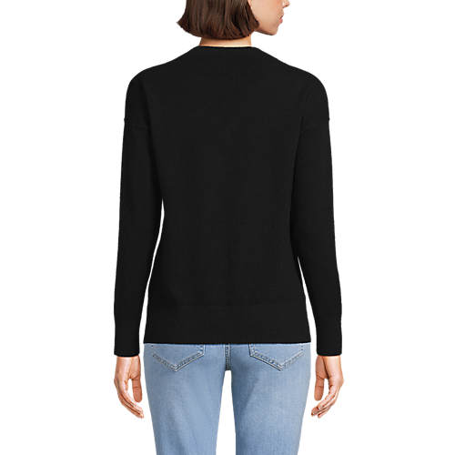 Women's Cashmere Vneck Pullover Sweater - Secondary