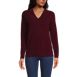 Women's Cashmere Vneck Pullover Sweater, Front