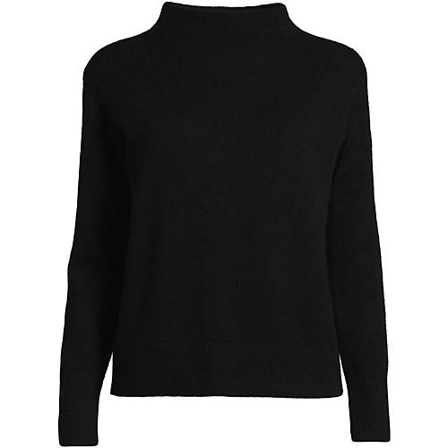 Women's Cashmere Funnel Neck Sweater - Secondary