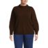 Women's Plus Size Cashmere Funnel Neck Sweater, Front