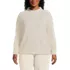 Women's Plus Size Cashmere Funnel Neck Sweater, Front