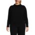 Women's Plus Size Cashmere Funnel Neck Sweater, Front
