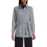 Women's Ponte Belted Modern Shirt Jacket, Front