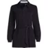 Women's Ponte Belted Modern Shirt Jacket, Front