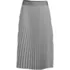 Women's Crepe Pull-On Pleated Midi Skirt, Front