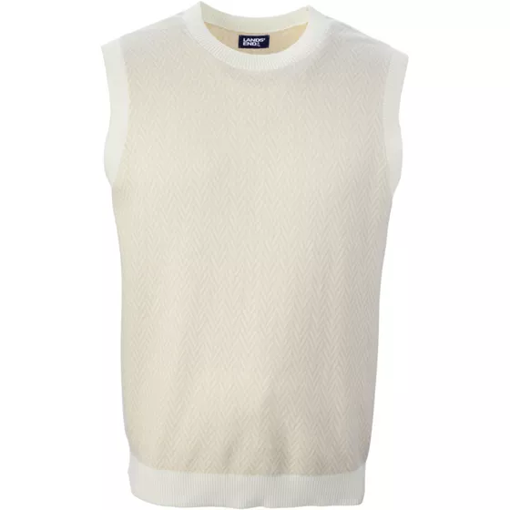 Unisex Herringbone Sweater Vest - primary
