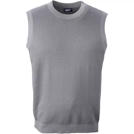 Unisex Herringbone Sweater Vest - primary