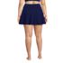 Women's Plus Size High Waisted Tulip Hem Swim Skort  , Back
