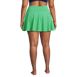 Women's Plus Size High Waisted Tulip Hem Swim Skort  , Back