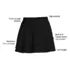 Women's High Waisted Tulip Hem Swim Skort  , alternative image