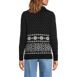 Women's Cozy Lofty Jacquard Shawl Cardigan Sweater, Back