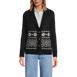 Women's Cozy Lofty Jacquard Shawl Cardigan Sweater, Front