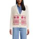 Women's Cozy Lofty Jacquard Shawl Cardigan Sweater, Front