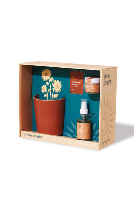 Modern Sprout Custom Logo Sunflower Grow Kit and Spa Gift Set