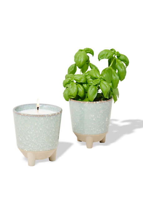 Modern Sprout Custom Logo Glow and Grow Live Well Candle Gift Set