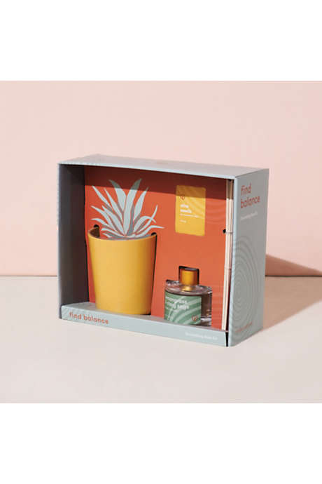 Modern Sprout Custom Logo Aloe Grow Kit and Scent Diffuser Gift Set