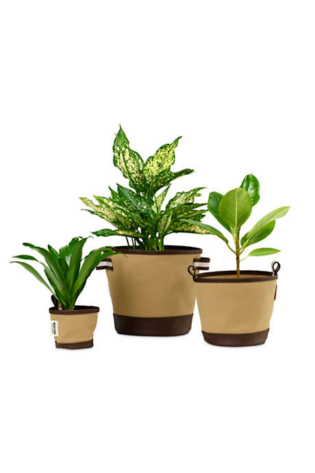 Heritage Supply Custom Logo Plant Grow and Store Trio of Pots