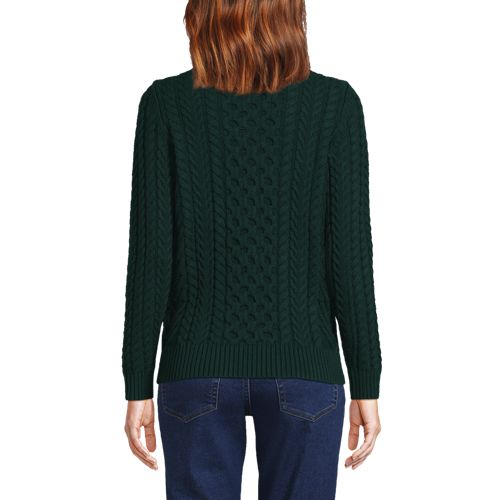 Lands end clearance cable sweater