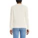 Women's Cotton Blend Cable V-Neck Sweater, Back