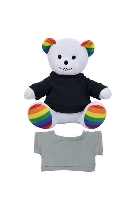 Custom Logo 6 Inch Rainbow Plush Bear