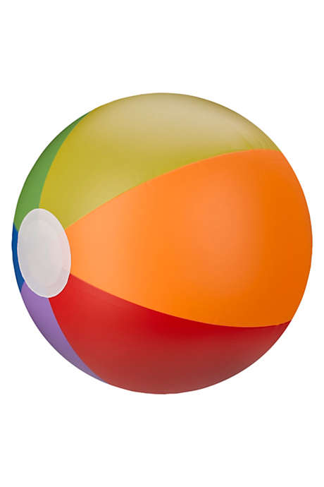 Custom Logo 16 Inch Rainbow Beach Ball