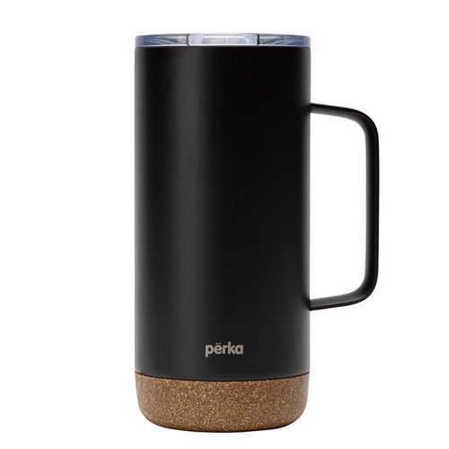 16oz Perka Custom Logo Double Wall Insulated Stainless Steel Mug