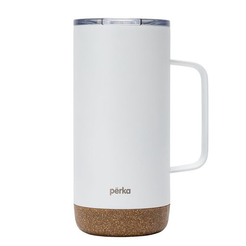 16oz Perka Custom Logo Double Wall Insulated Stainless Steel Mug