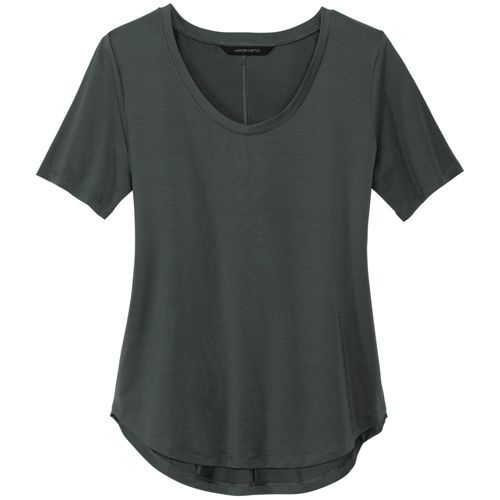 Mercer+Mettle Women's Plus Size Stretch Relaxed Fit Scoop Neck T-Shirt