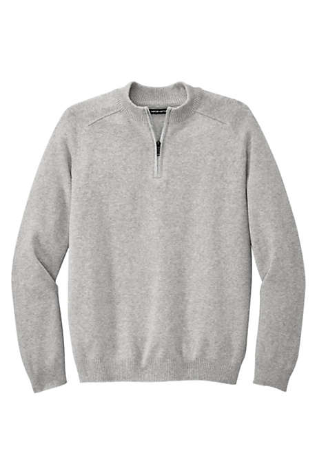 Mercer+Mettle Men's Regular Custom Embroidery Quarter Zip Sweater
