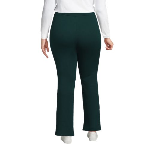 Lands' End Women's Plus Size Active Fleece Lined Yoga Pants 