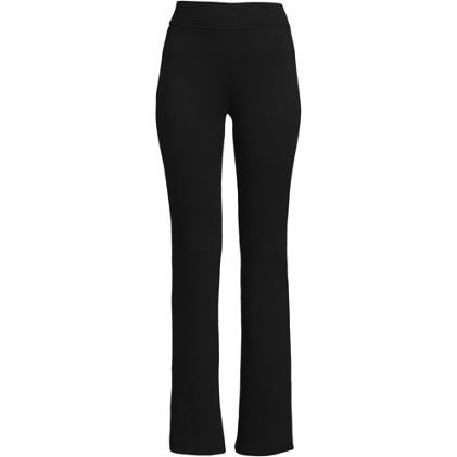 Women's High Rise Serious Sweats Fleece Lined Pocket Bootcut Pants - primary