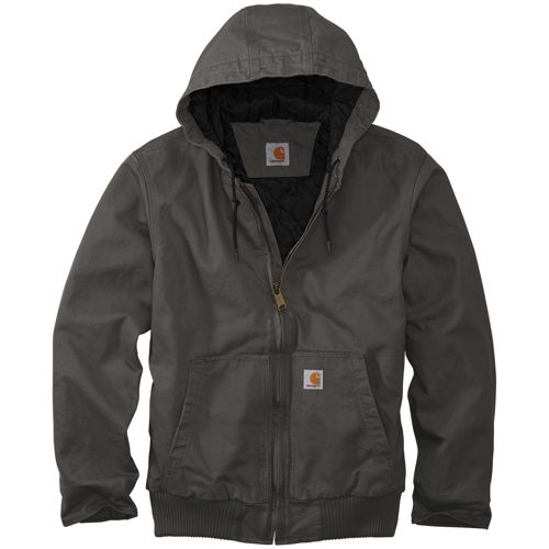 Carhartt Unisex Regular Custom Logo Washed Duck Active Jacket