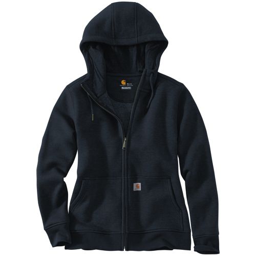 Carhartt Women's Plus Size Custom Logo Full Zip Hooded Sweatshirt