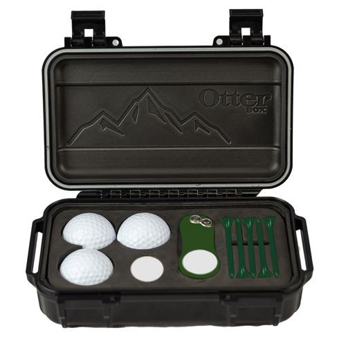 Otterbox Custom Logo Drybox Bridgestone E6 3 Ball Golf Kit