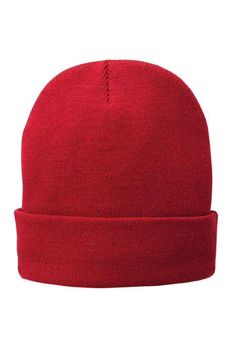 Port & Company Custom Logo Fleece Lined Knit Beanie Winter Hat