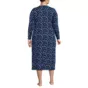 Women's Cotton Long Sleeve Midcalf Nightgown