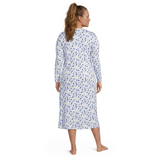 Ivory/Blue Sky Wispy Floral